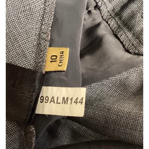 Alex Marie Gray Dress Pants | Fully Lined | Size 10 - Picture 7 of 7